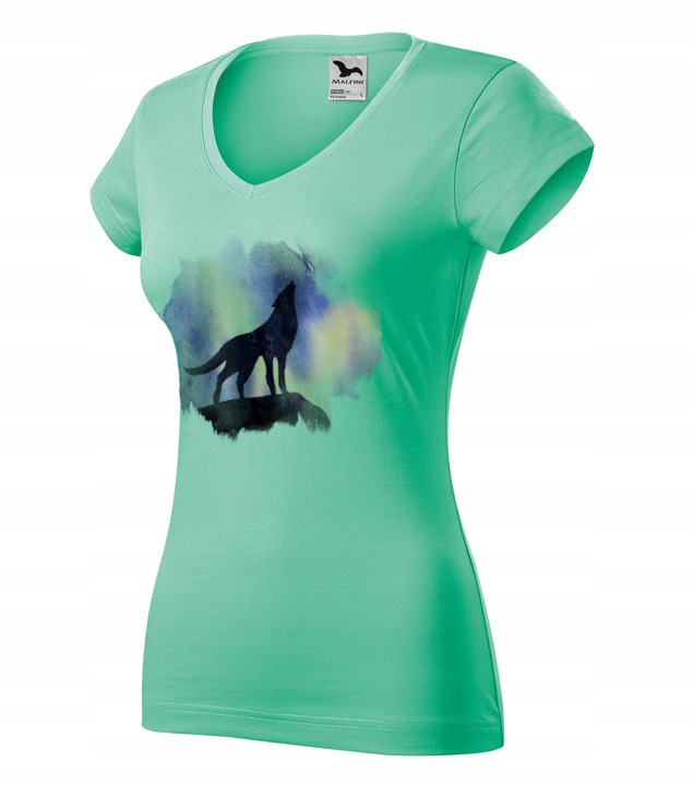 tričko Malfini Fit s krátkým rukávem světle zelená vlk