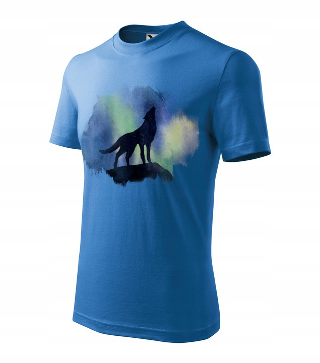 pánské tričko s krátkým rukávem Malfini Heavy královská modrá vlk