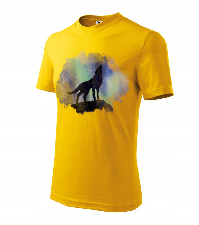 pánské tričko s krátkým rukávem Malfini Heavy žlutá vlk