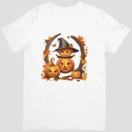 Dětské tričko s krátkým rukávem Veselý Halloween
