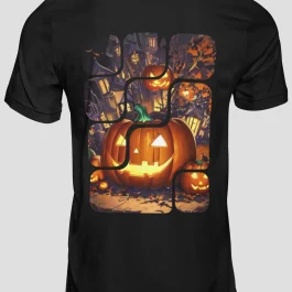 Pánské tričko s krátkým rukávem Halloween Velká Dýně