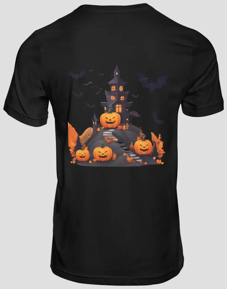 Panské tričko halloween dýně